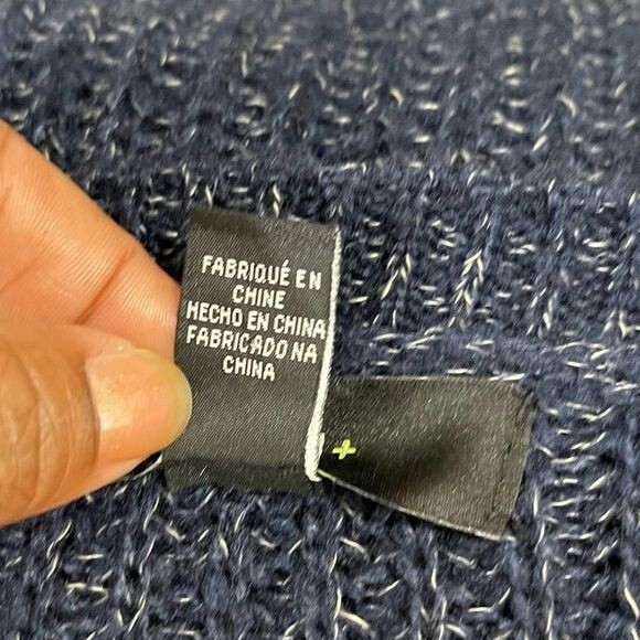 Forever 21 Women WrapKnit Sweater Deep V Neck Size 0X Crossover - Picture 10 of 12